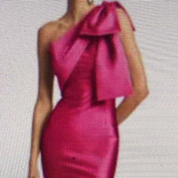 Sachin & Babi One Shoulder Gown (Berry), Size 8 - Picture 1 of 3